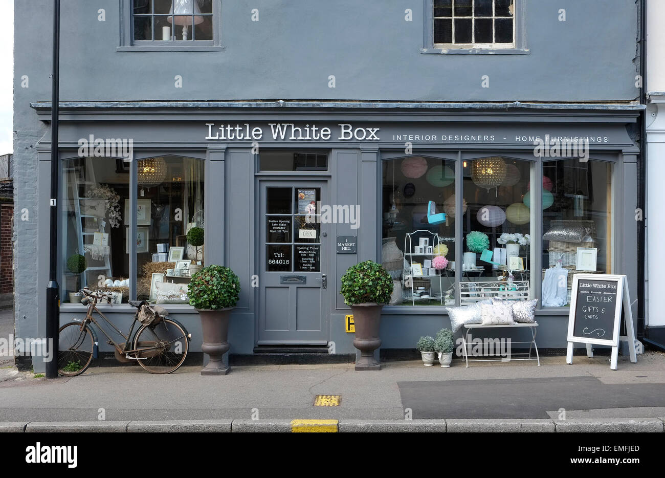 Boutique d'accessoires de maison, Coggeshall, Essex, Angleterre Banque D'Images