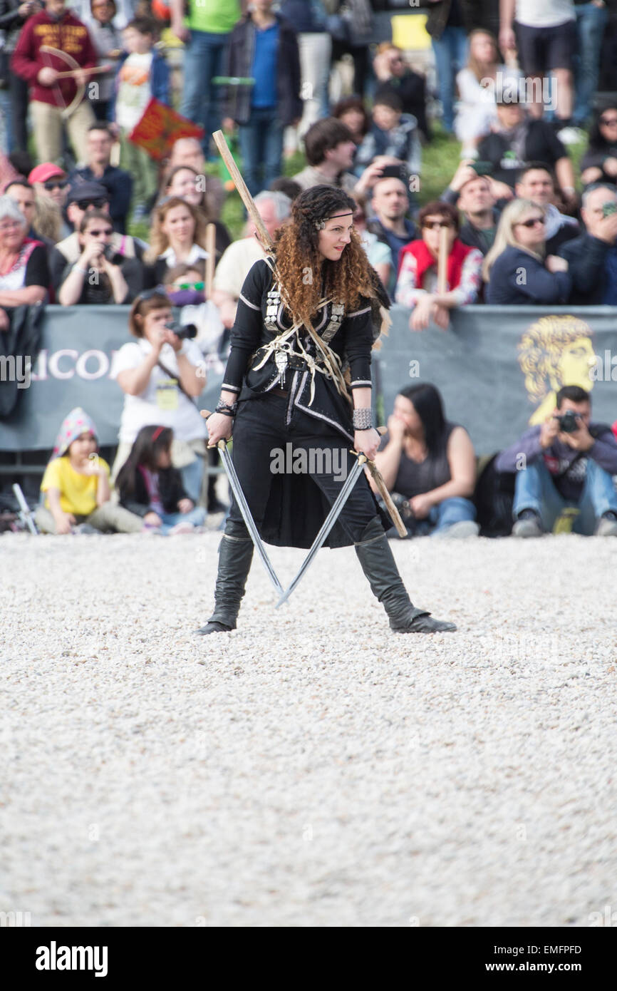 Célébrations de la naissance de Rome 2015 Banque D'Images