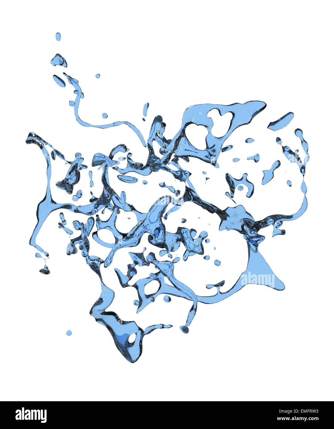 L’eau Splash Banque D'Images