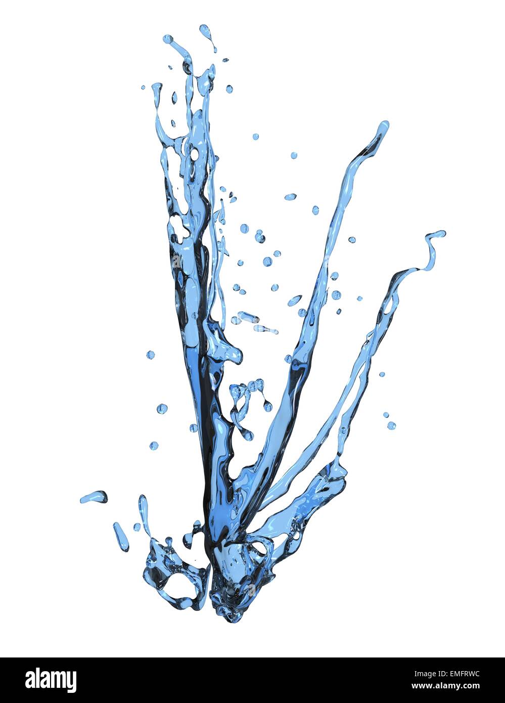 L’eau Splash Banque D'Images