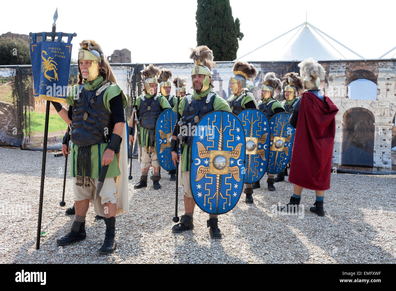 Rome, Italie. Apr 19, 2015. Naissance du Festival de Rome 2015 Crédit : Corina Daniela Obertas/Alamy Live News Banque D'Images