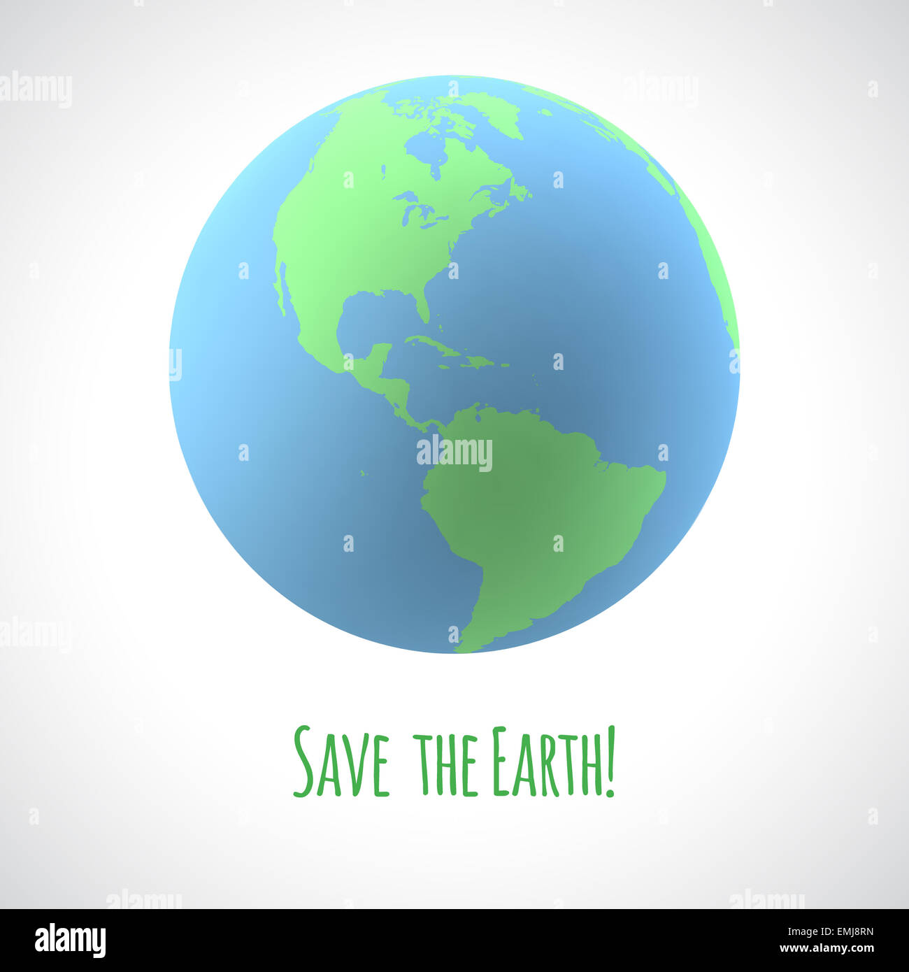 Save earth poster planet modern Banque de photographies et d’images à ...
