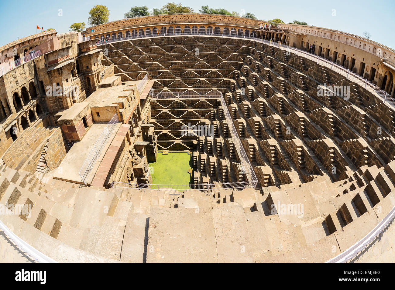 Image Fisheye géant de cage d inrajasthan, Inde Banque D'Images