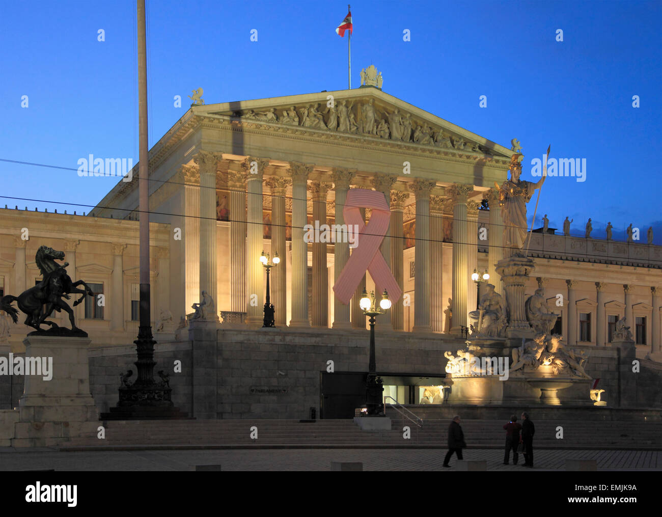 L'Autriche, Vienne, Parlement européen, Banque D'Images