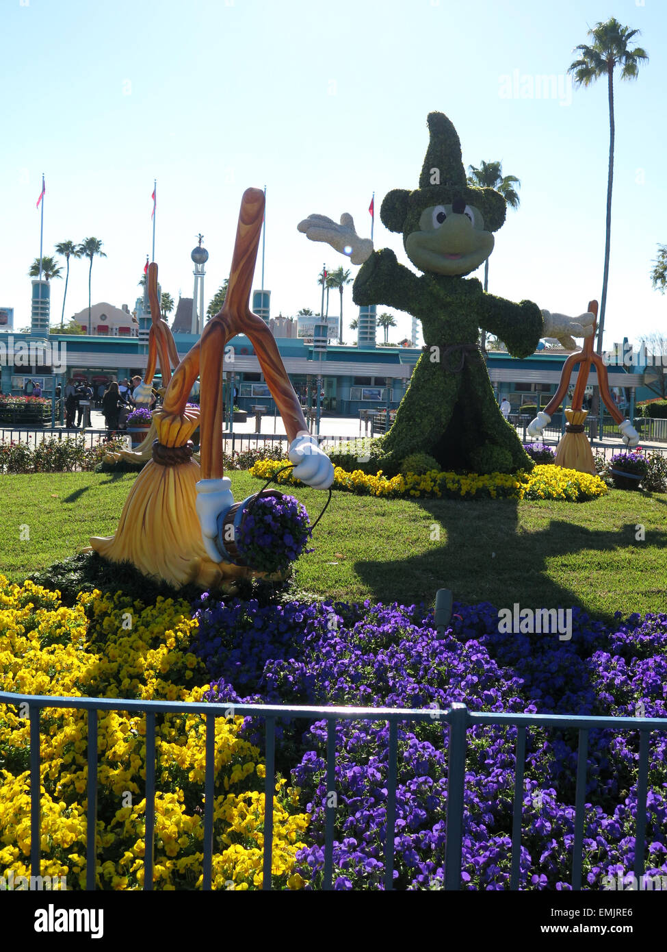 Mickey Mouse Disneys Hollywood studios à fevrier 2015 entrée Banque D'Images