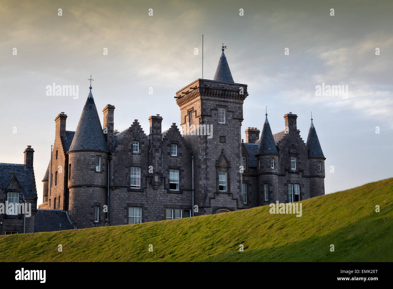 Glengorm château sur l'île de Mull, en Ecosse. Banque D'Images