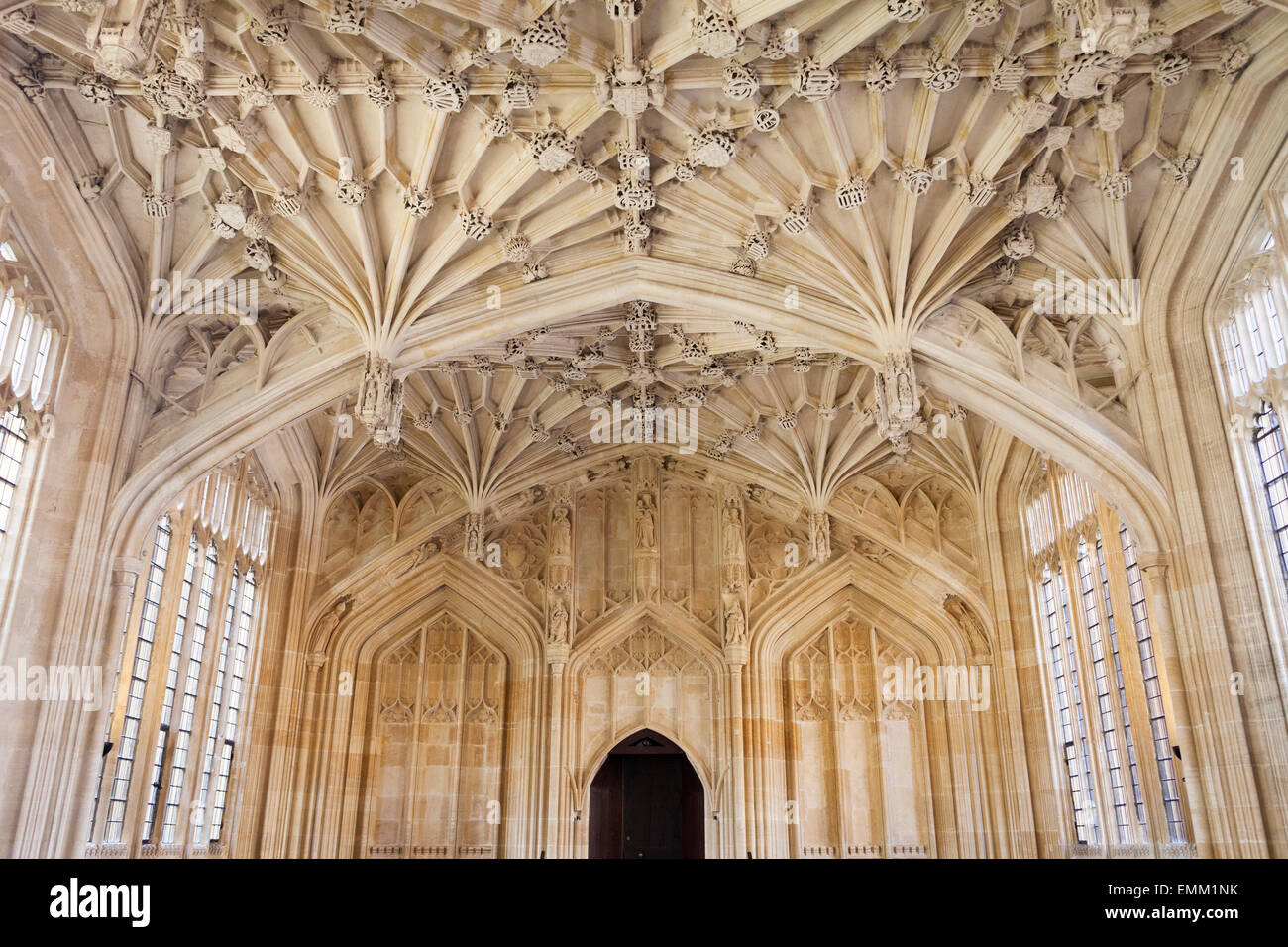 'Divinity School', [Bodleian Library], [université d'Oxford], Oxford, Oxfordshire, England, UK Banque D'Images