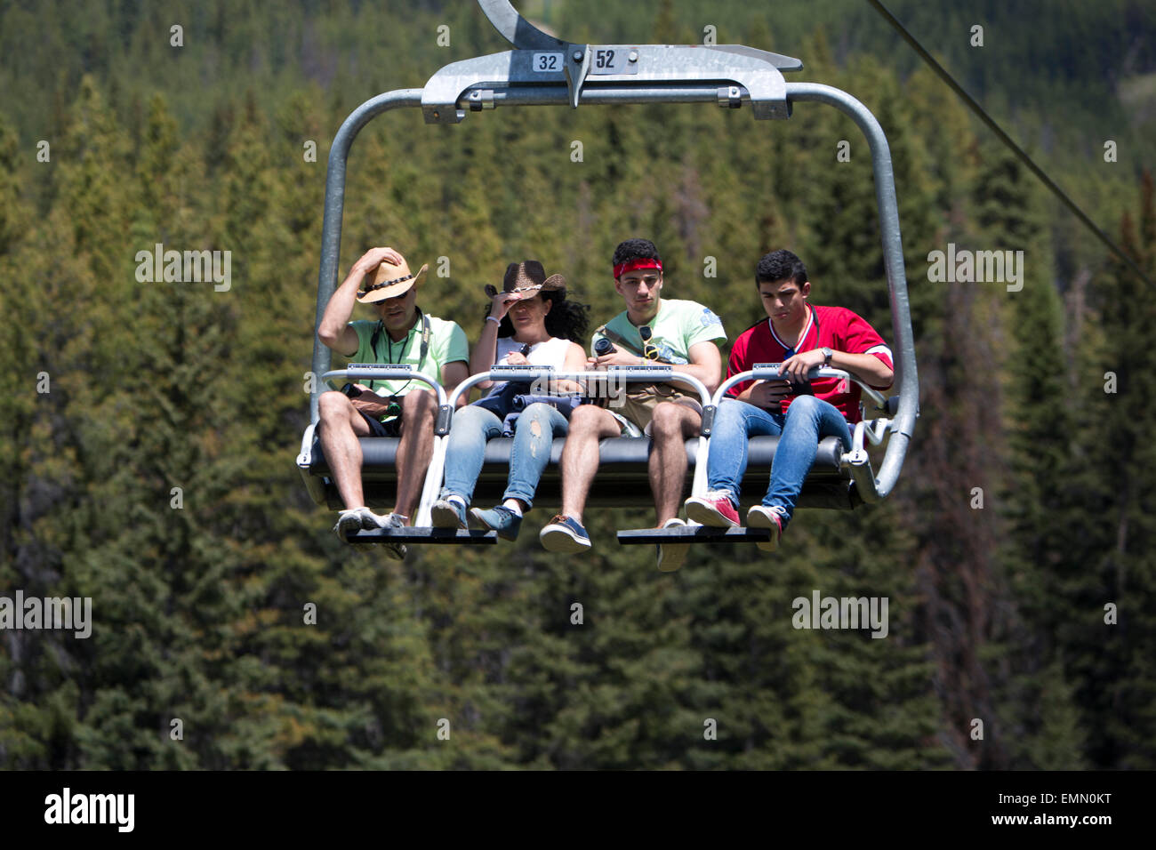 Station de ski de Whistler Blackcomb, BC, Canada Banque D'Images