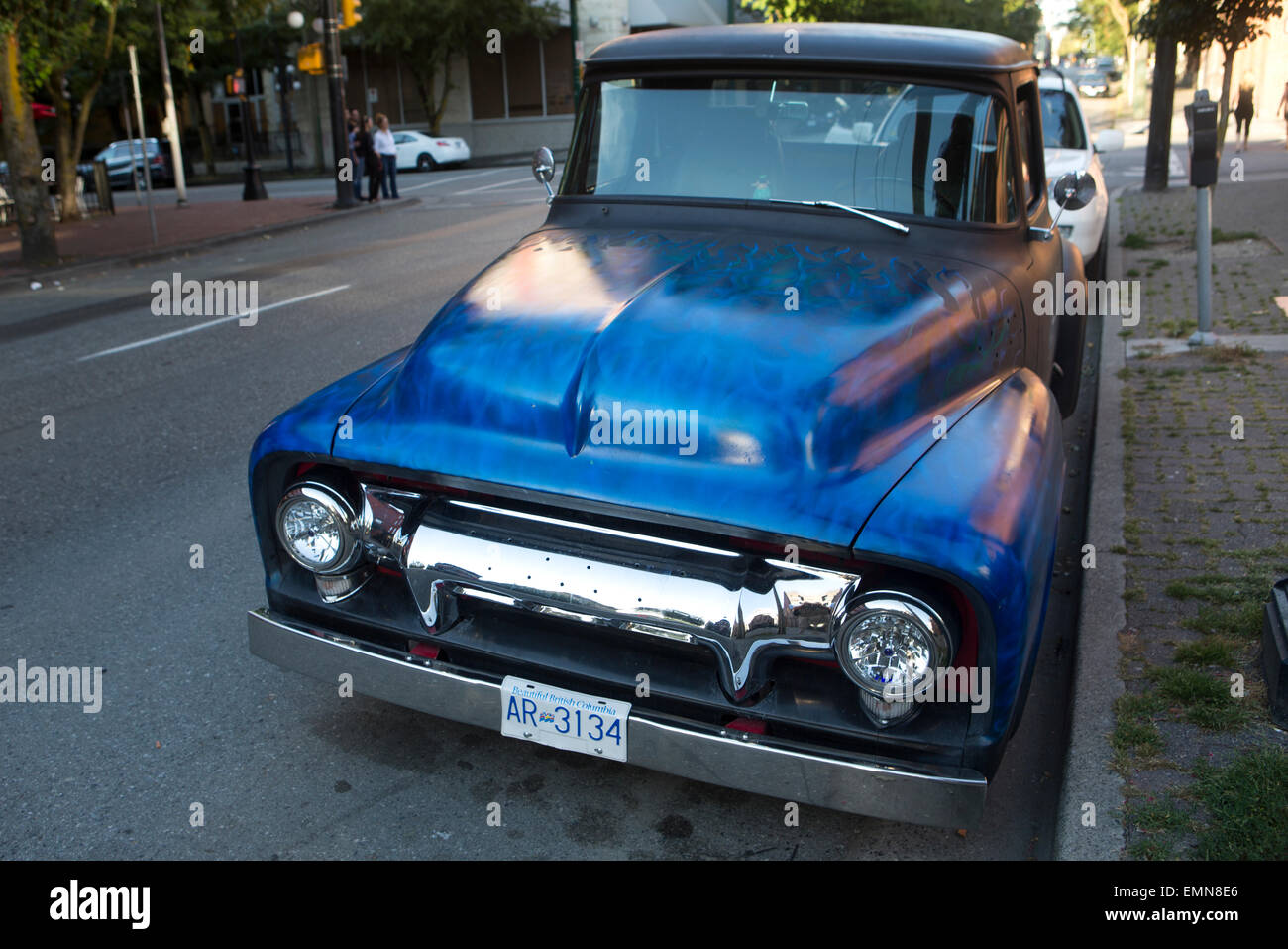 1957 Chevrolet 210 Coupé Pro Street Banque D'Images