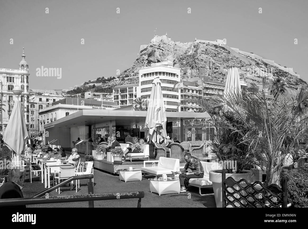 -La ville d'Alicante- Espagne. Banque D'Images