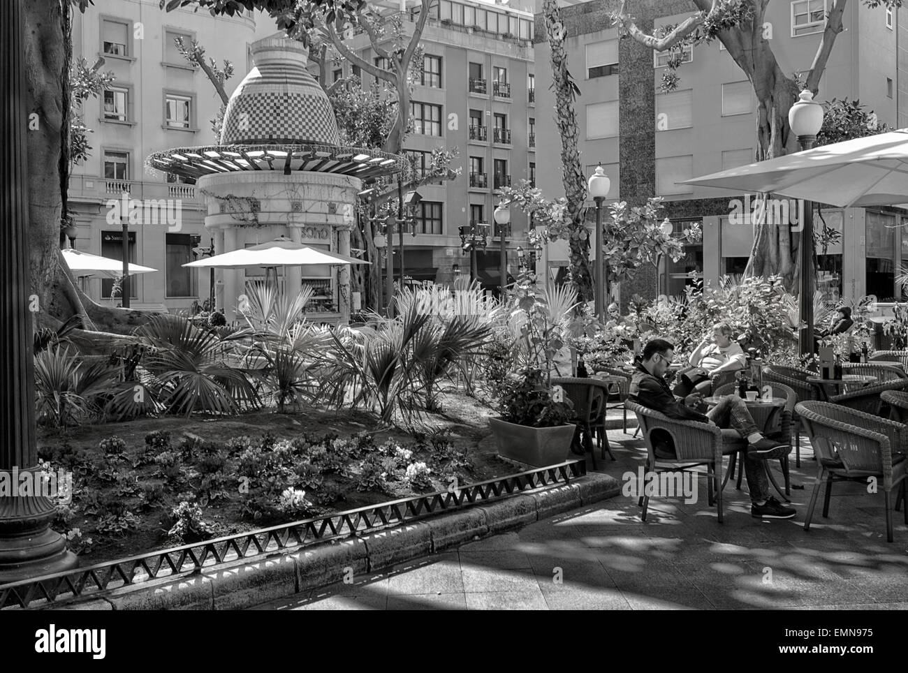 -La ville d'Alicante- Espagne. Banque D'Images