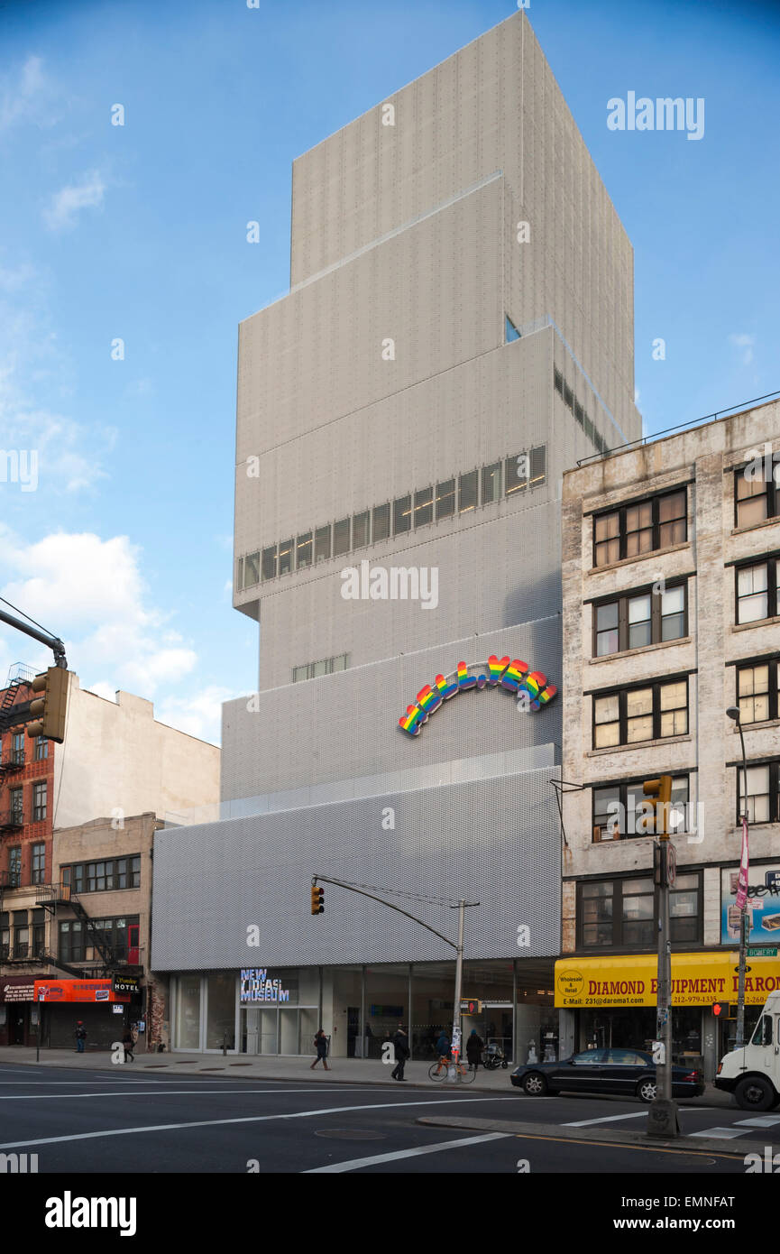 USA, New York, New Museum par SANAA Banque D'Images