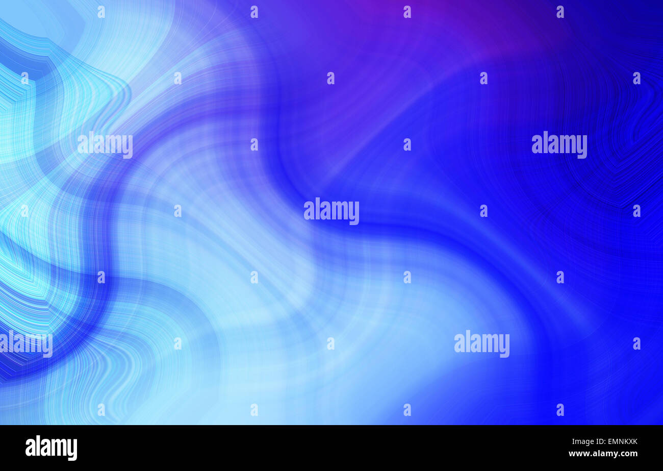 Couleur bleu abstrait arrière-plan avec l'onde numérique Banque D'Images