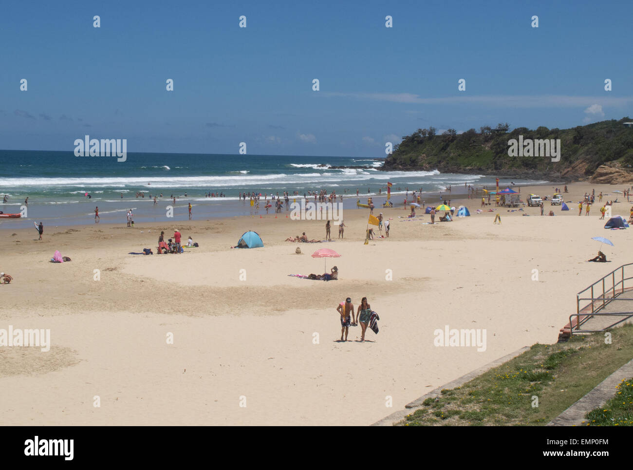 Coolum Beach, Sunshine Coast, Queensland, Australie. Banque D'Images