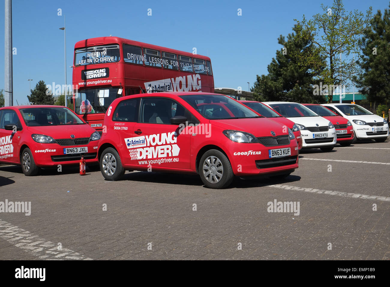 L'amiral jeune conducteur scheme à Bristol pour les 11 à 17 ans. 22 avril 2015 Banque D'Images