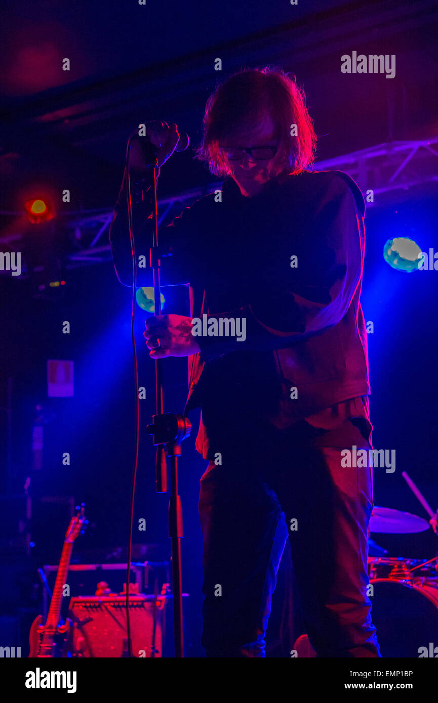 Mark Lanegan, chanteur du groupe de rock Mark Lanegan, Ciampino, Roma (O5-03-2015) Banque D'Images