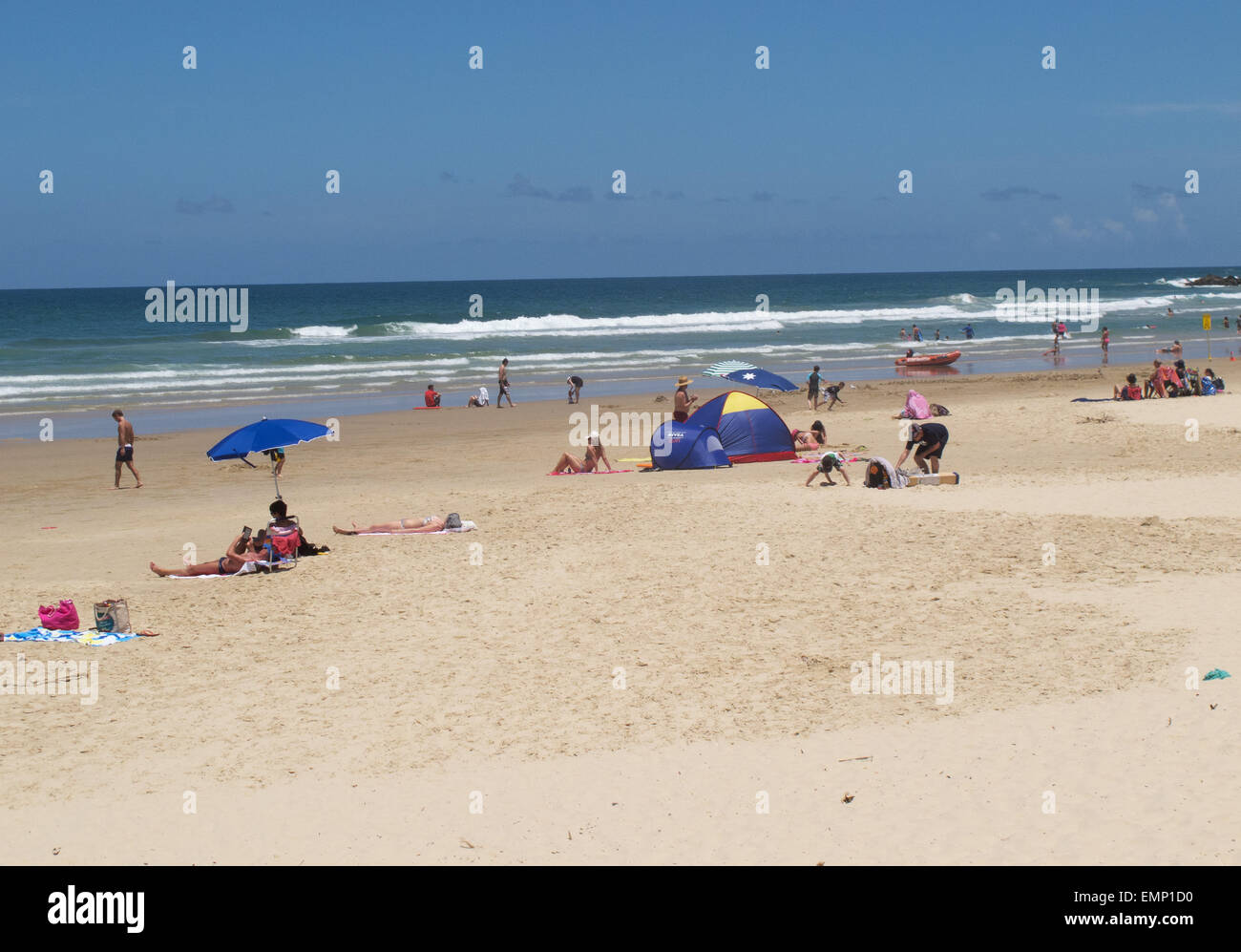 Coolum Beach, Sunshine Coast, Queensland, Australie. Banque D'Images