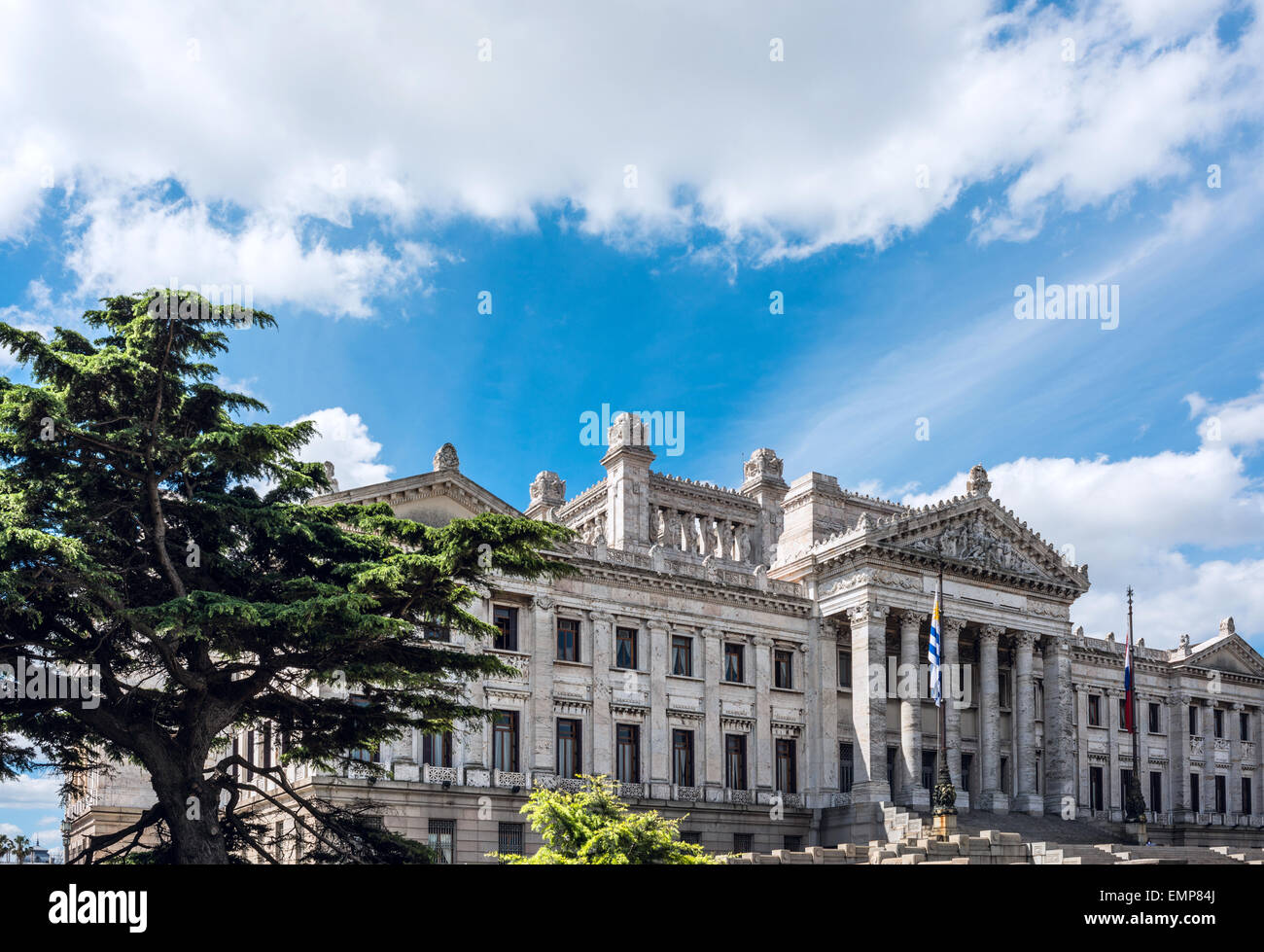 Palais du gouvernement Palacio Legislativo de Montevideo, Uruguay Banque D'Images
