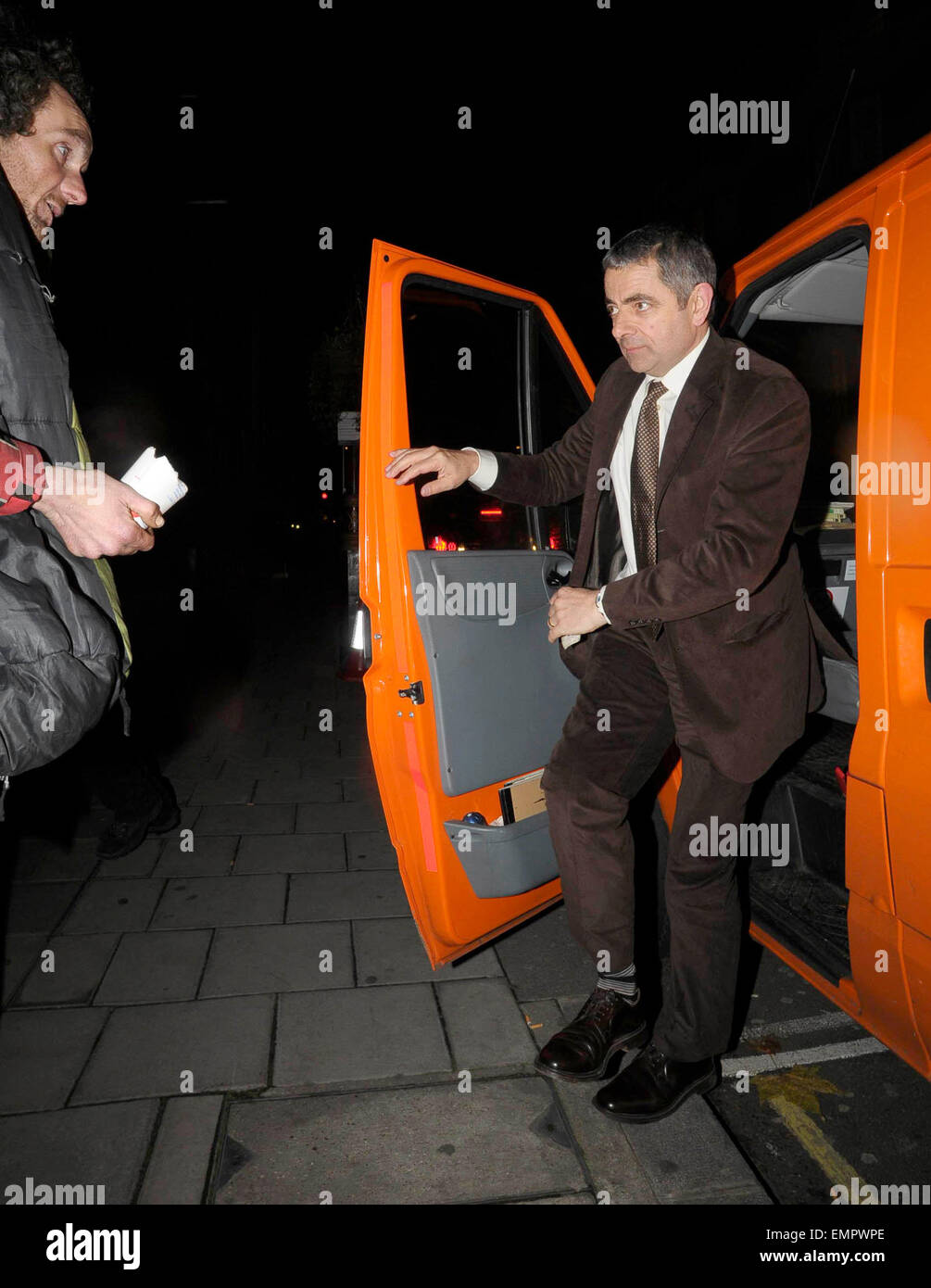 10décembre2009 Londres Acteur Rowan Atkinson A Un Moment