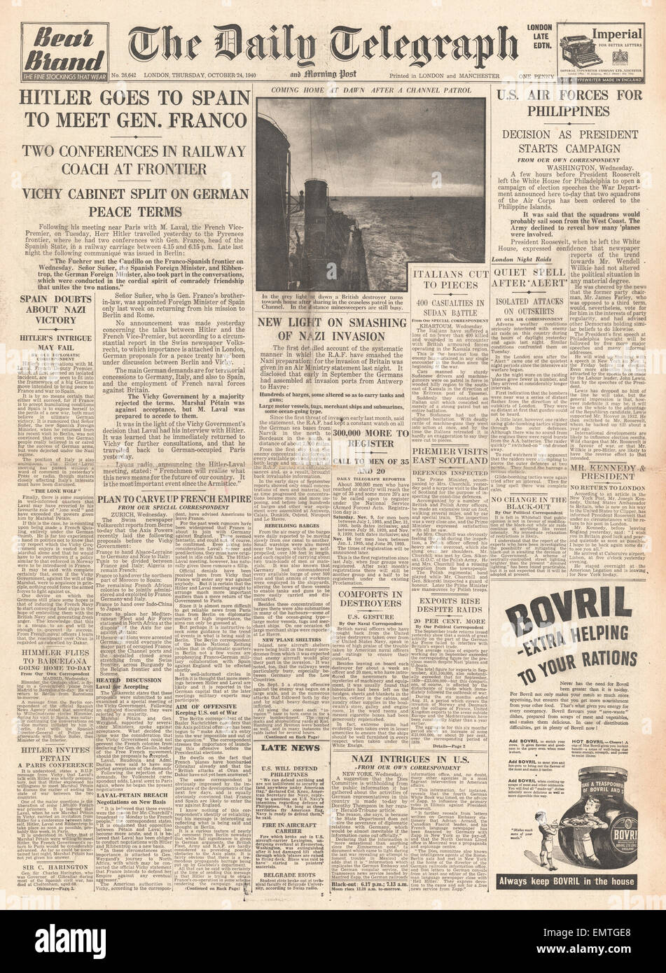 Franco mussolini Banque de photographies et d’images à haute résolution ...