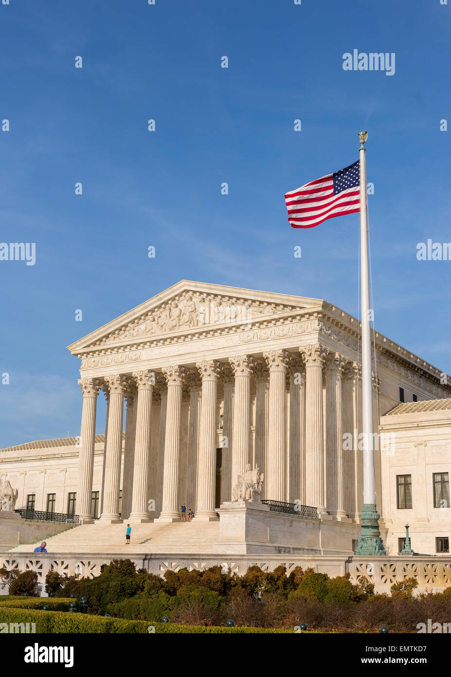 WASHINGTON, DC, USA - United States Supreme Court Building exterior. Banque D'Images