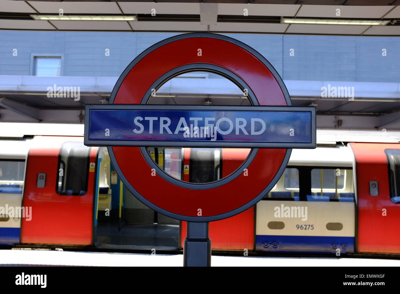La station Stratford Banque D'Images