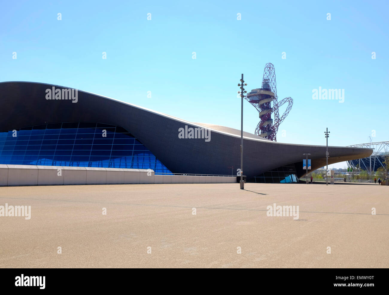 Centre aquatique de Londres au Queen Elizabeth Olympic Park, Stratford, London, England, United Kingdom Banque D'Images