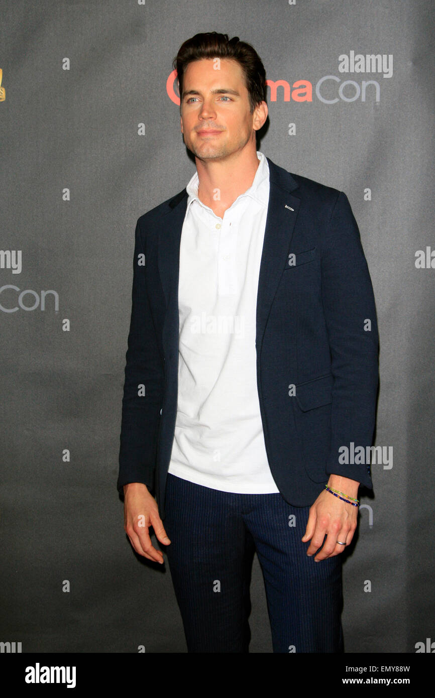 Las Vegas, Nevada. Apr 21, 2015. Matt Bomer arrive au CinemaCon 2015 - Warner Bros. présente la grande image qui a eu lieu au Caesars Palace Resorts et Casino le 21 avril 2015 à Las Vegas, Nevada./photo alliance © dpa/Alamy Live News Banque D'Images