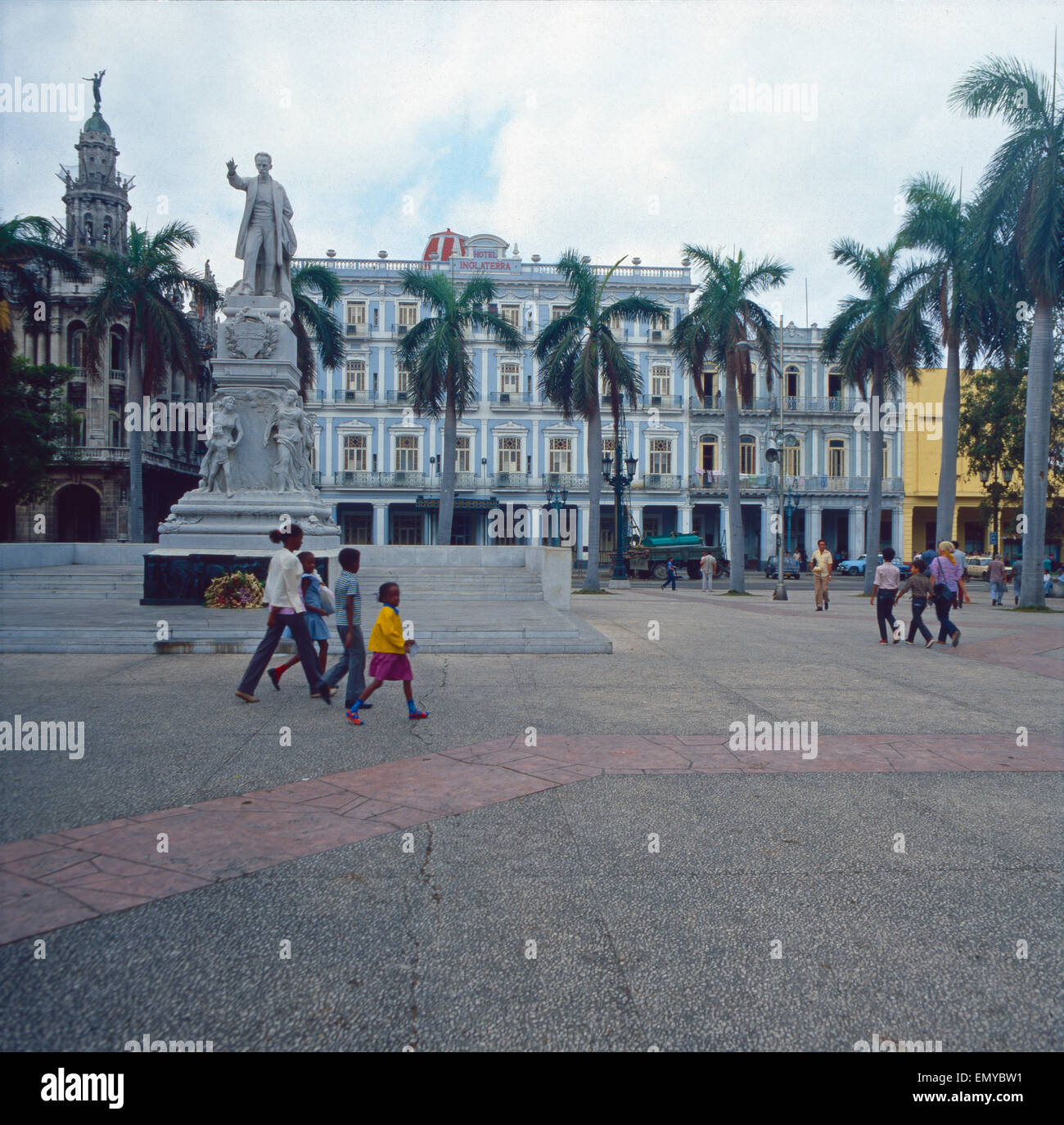 Eine Reise nach La Havane, Cuba, l'Amérique du Nord des années 1970 er Jahre. Un voyage à La Havane, Cuba, Caraïbes 70. Banque D'Images