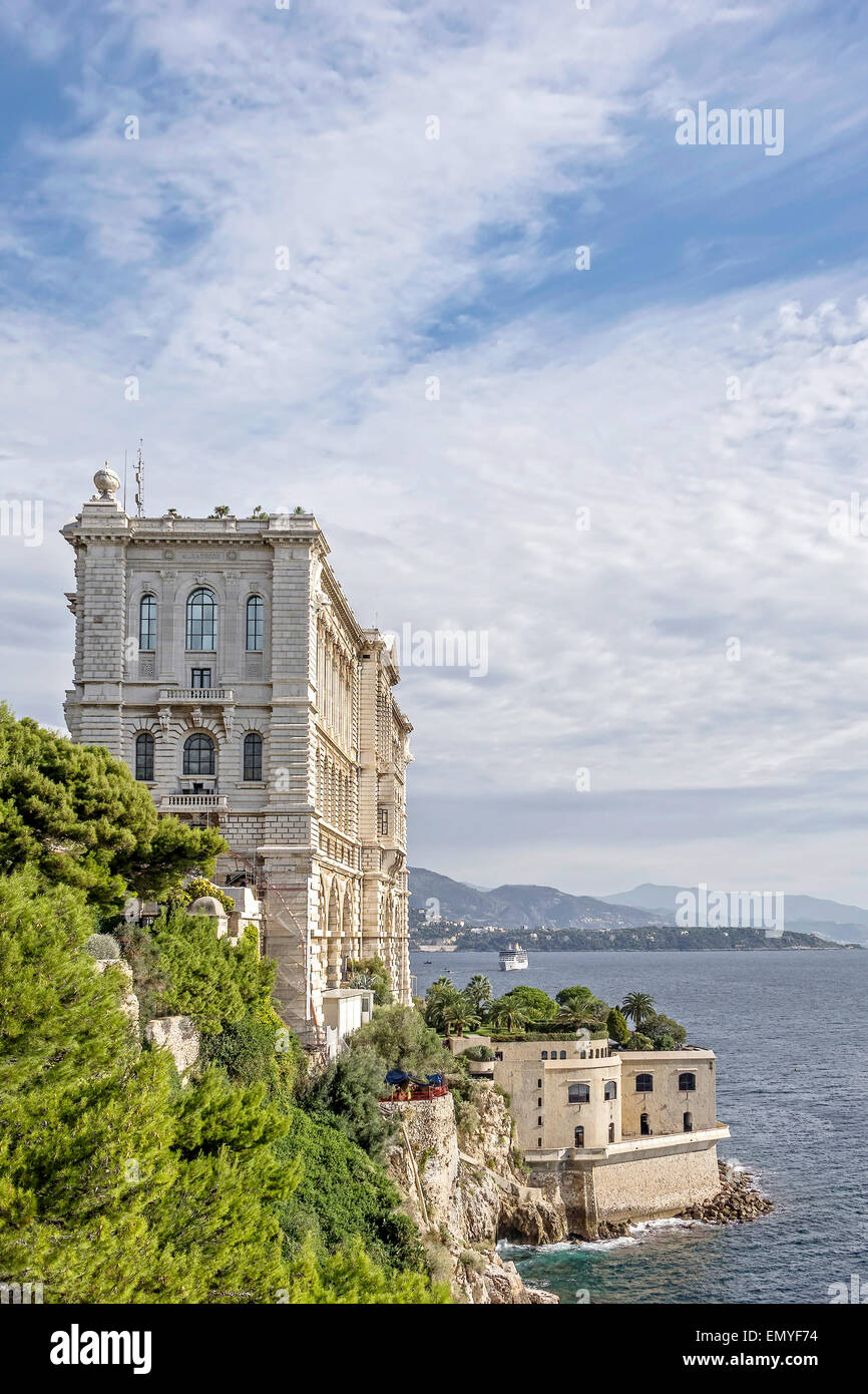 Musée Océanographique de Monaco Monte Carlo Banque D'Images