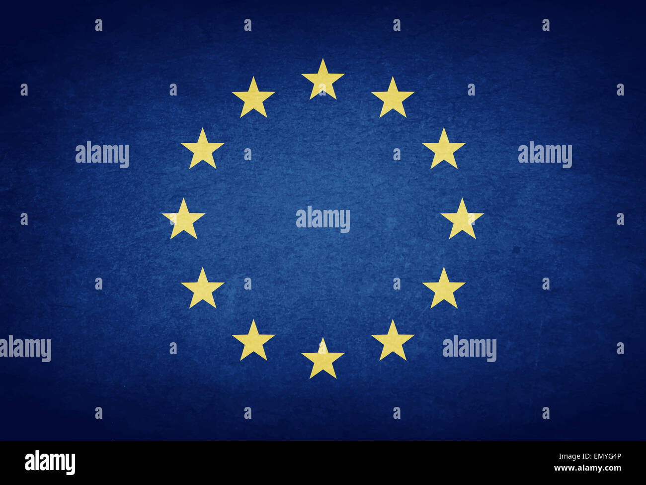 Grunge Flag de l'Europe Banque D'Images