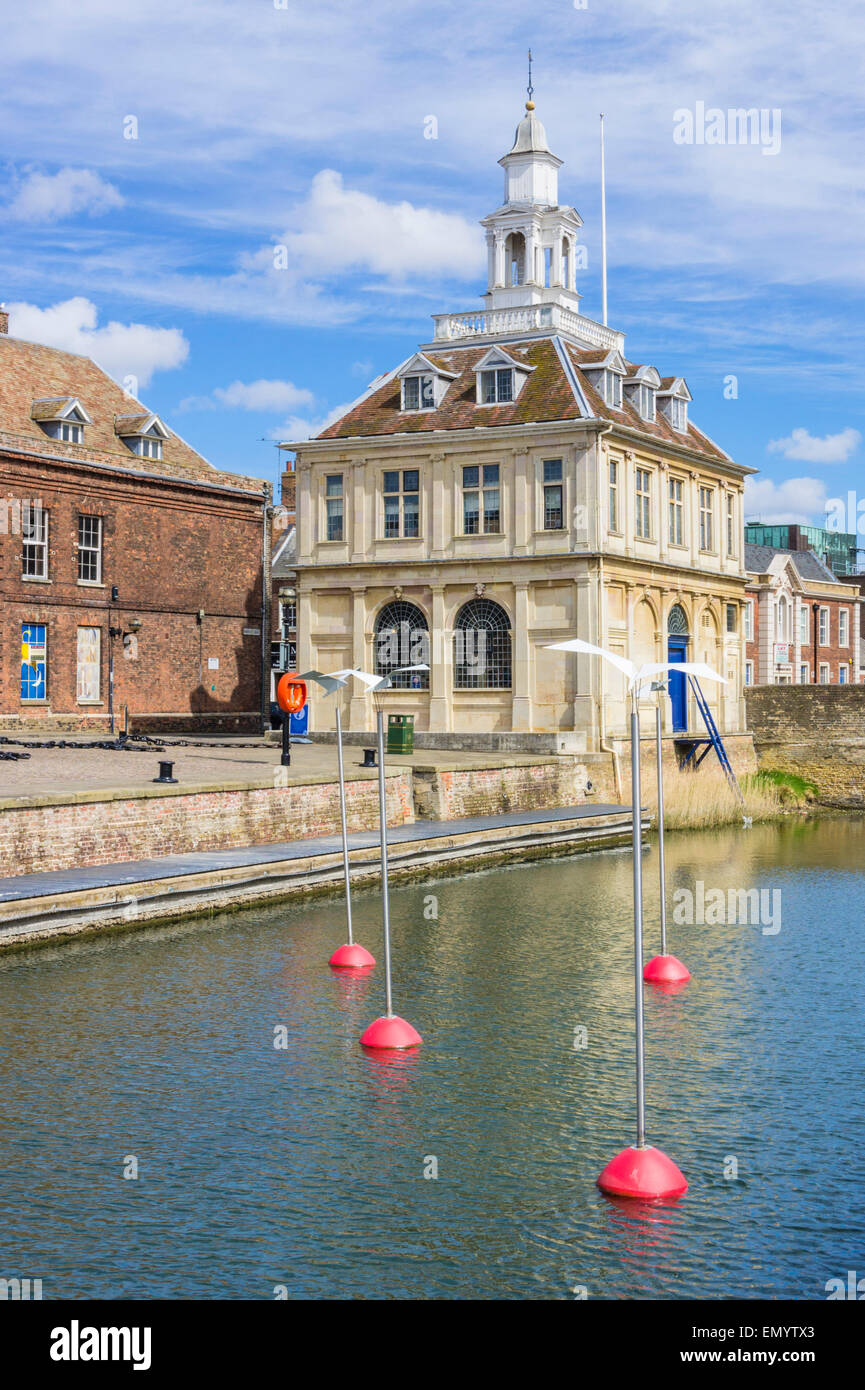 King's Lynn, Norfolk King's Lynn Custom House ou bureau d'Information Touristique King's Lynn, Norfolk Angleterre Purfleet Quay GB UK Europe Banque D'Images