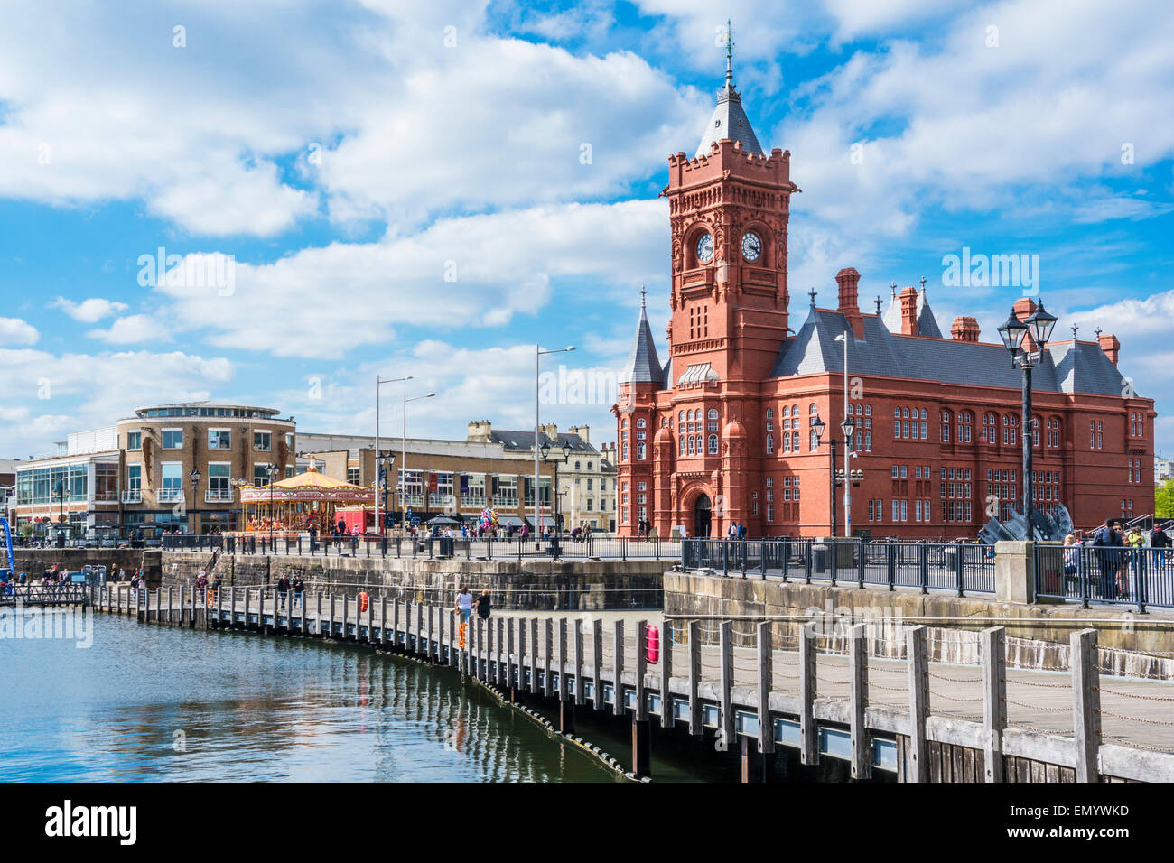 Pierhead Building Cardiff Bay Cardiff South Glamorgan South Wales GB UK EU Europe Banque D'Images