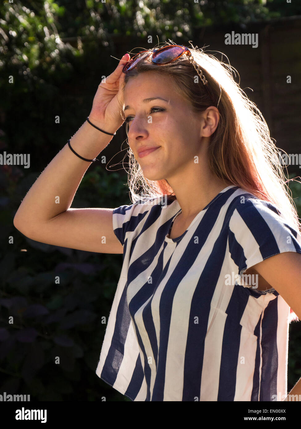 Belle girl portrait Banque D'Images