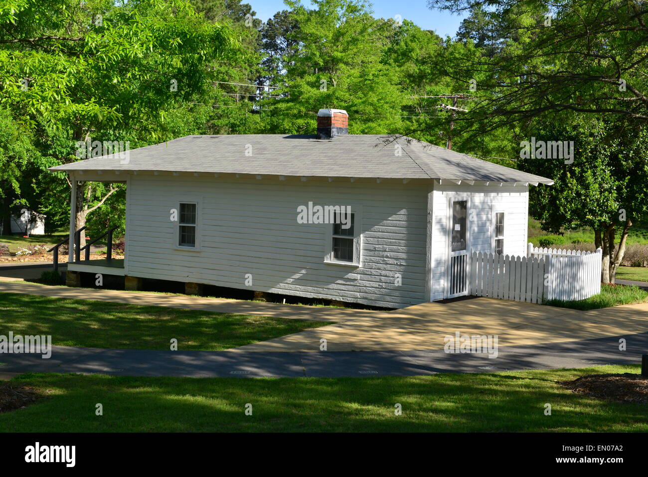 La maison natale d'Elvis Presley à Tupelo , Mississippi. Banque D'Images
