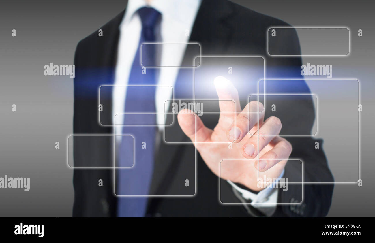 interface Web Banque D'Images