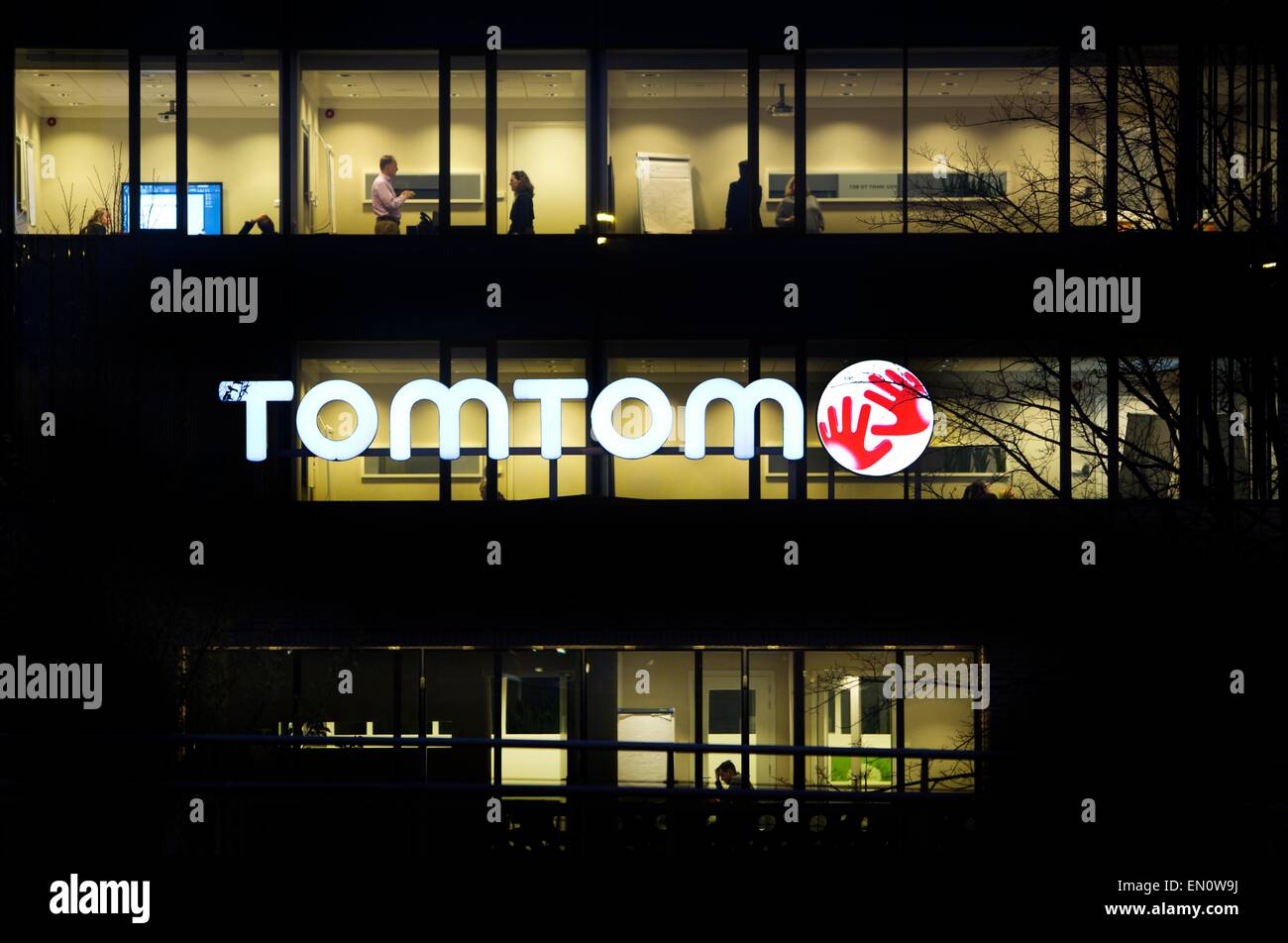Siège de TomTom à Amsterdam Banque D'Images