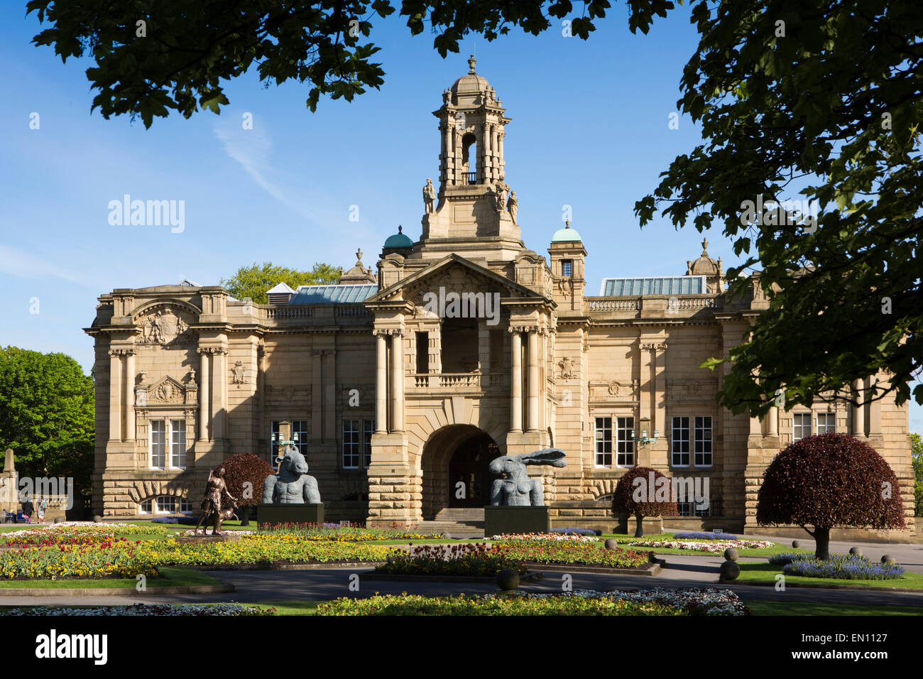 Royaume-uni, Angleterre, dans le Yorkshire, Bradford Lister Park, Carwtright Hall Civic Art Gallery Banque D'Images