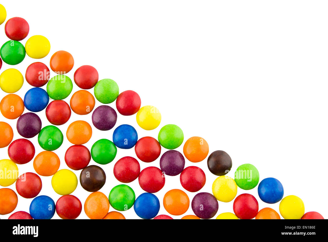 Fond bonbons multicolores Banque D'Images