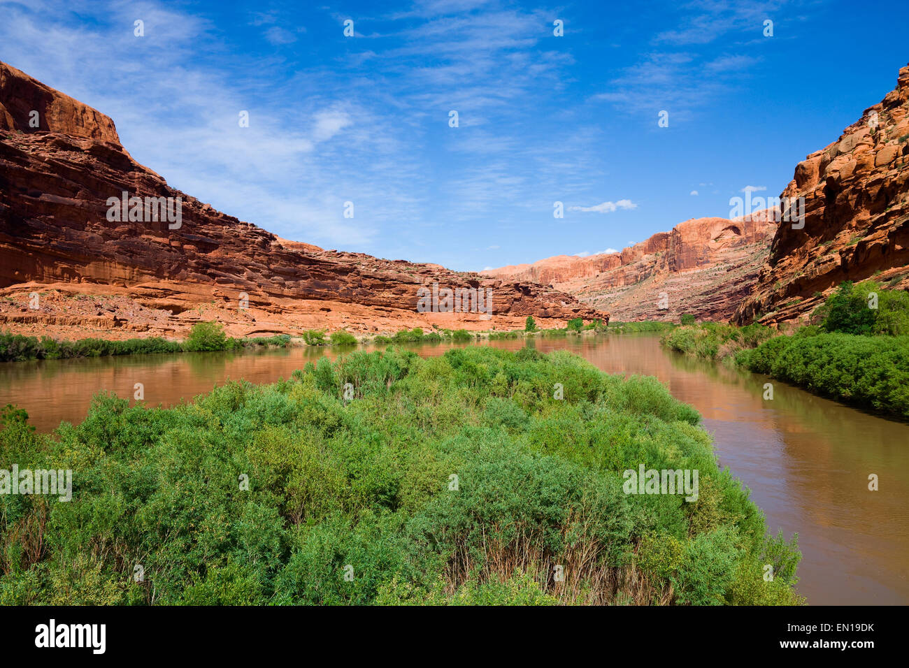 Fleuve Colorado en Utah Banque D'Images