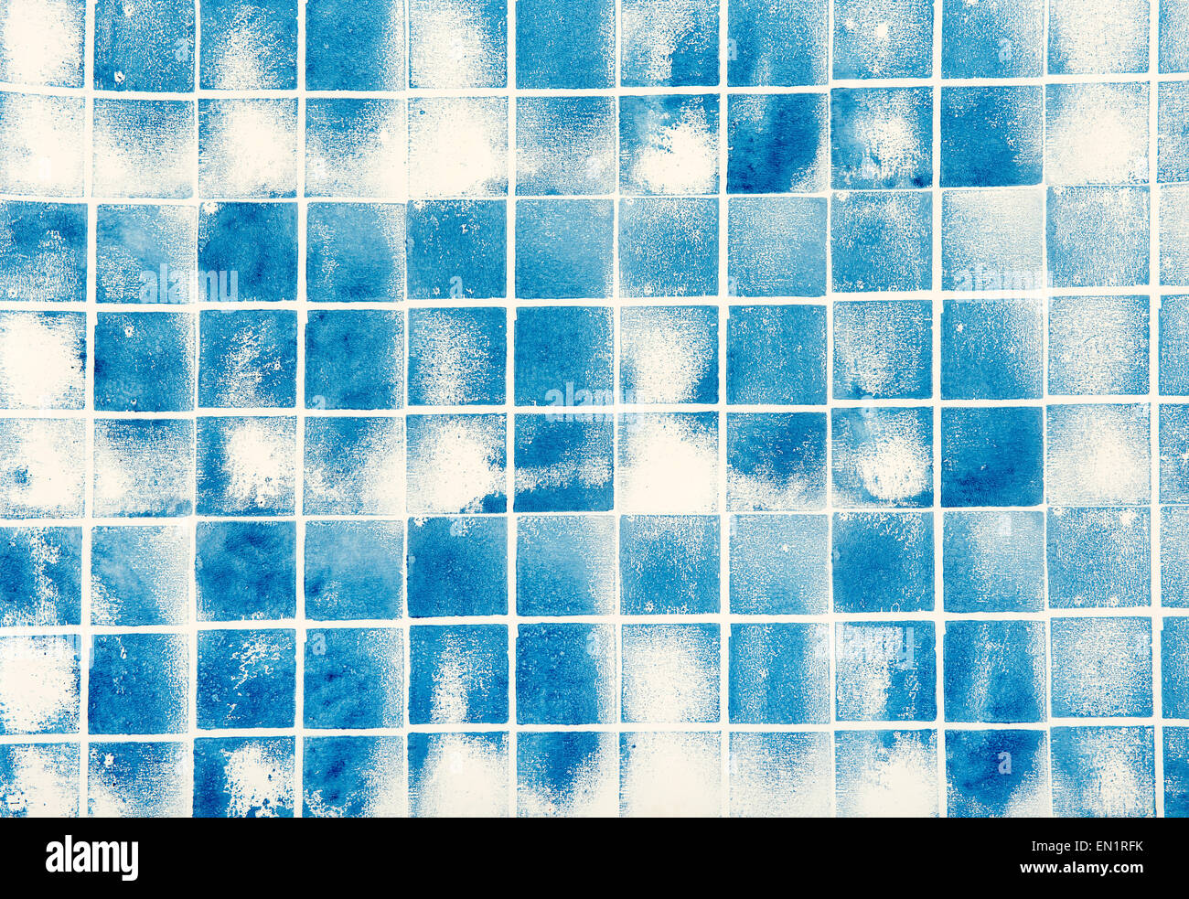 Squared light blue marble texture du papier pour les fonds Banque D'Images