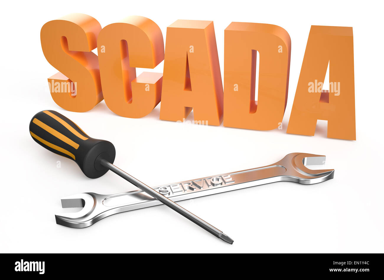 SCADA - contrôle de supervision et acquisition de données Banque D'Images