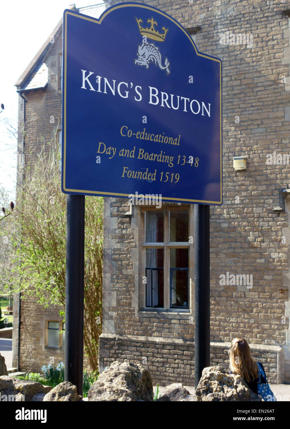 King's Bruton' co-journée éducative et l'internat, Bruton, Somerset Banque D'Images