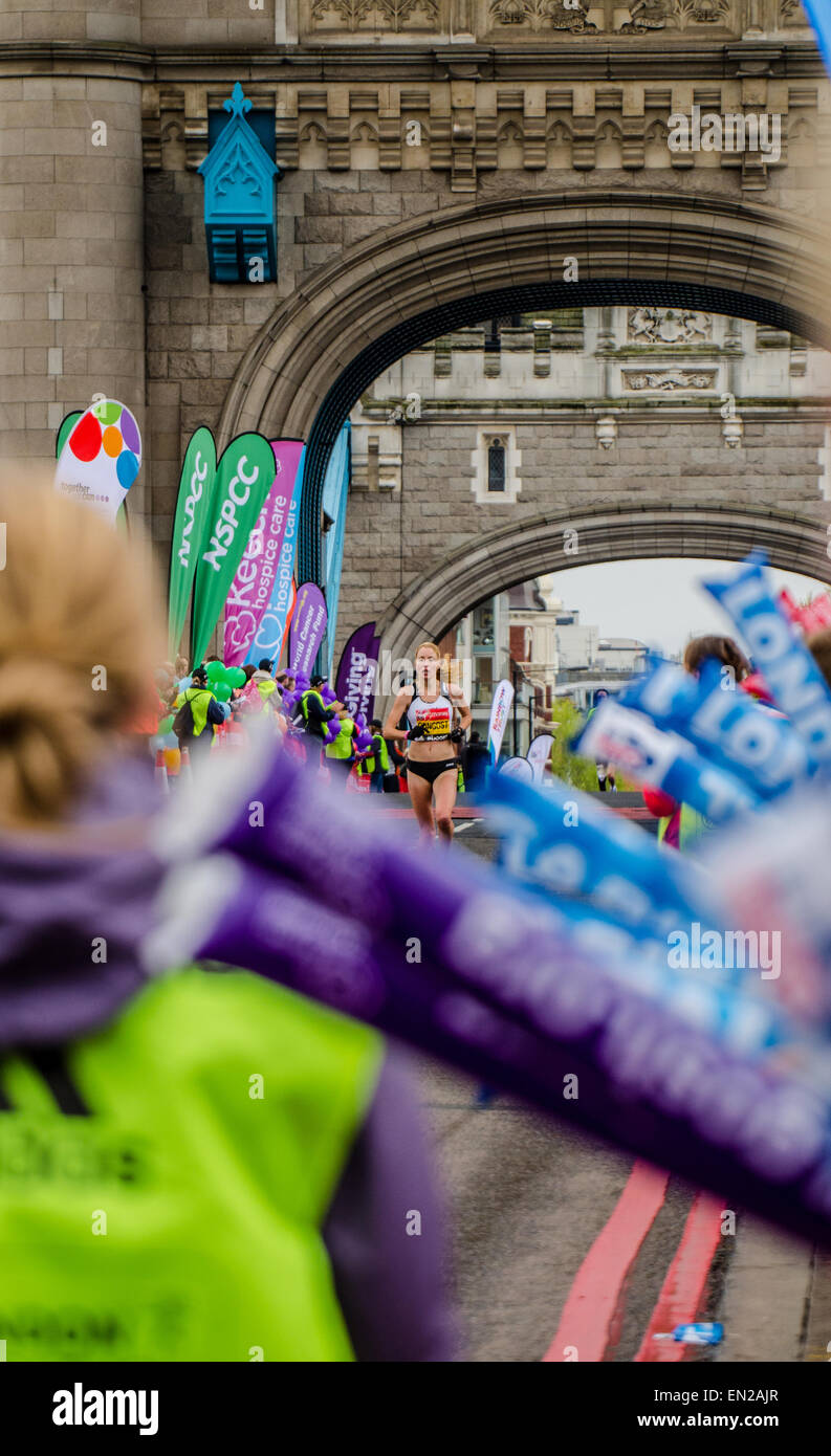 Marathon de Londres 2015 Banque D'Images