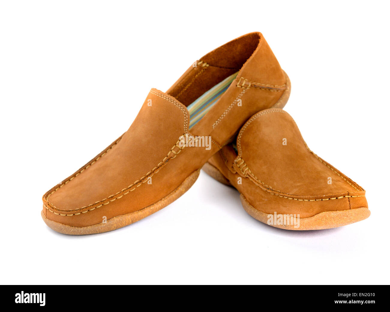 Male fashion shoes isolated Banque D'Images