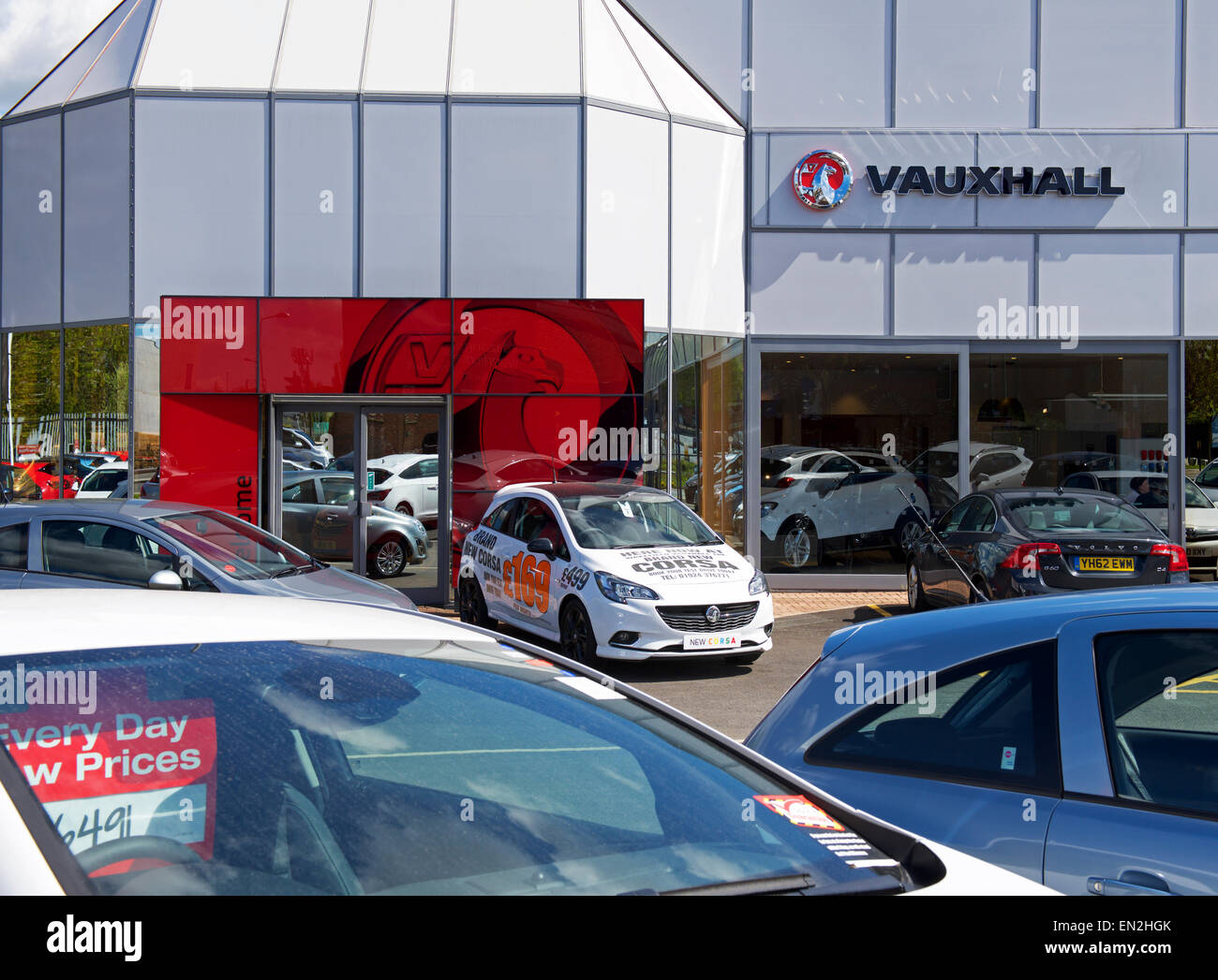 Vauxhall à Wakefield, West Yorkshire, England UK Banque D'Images
