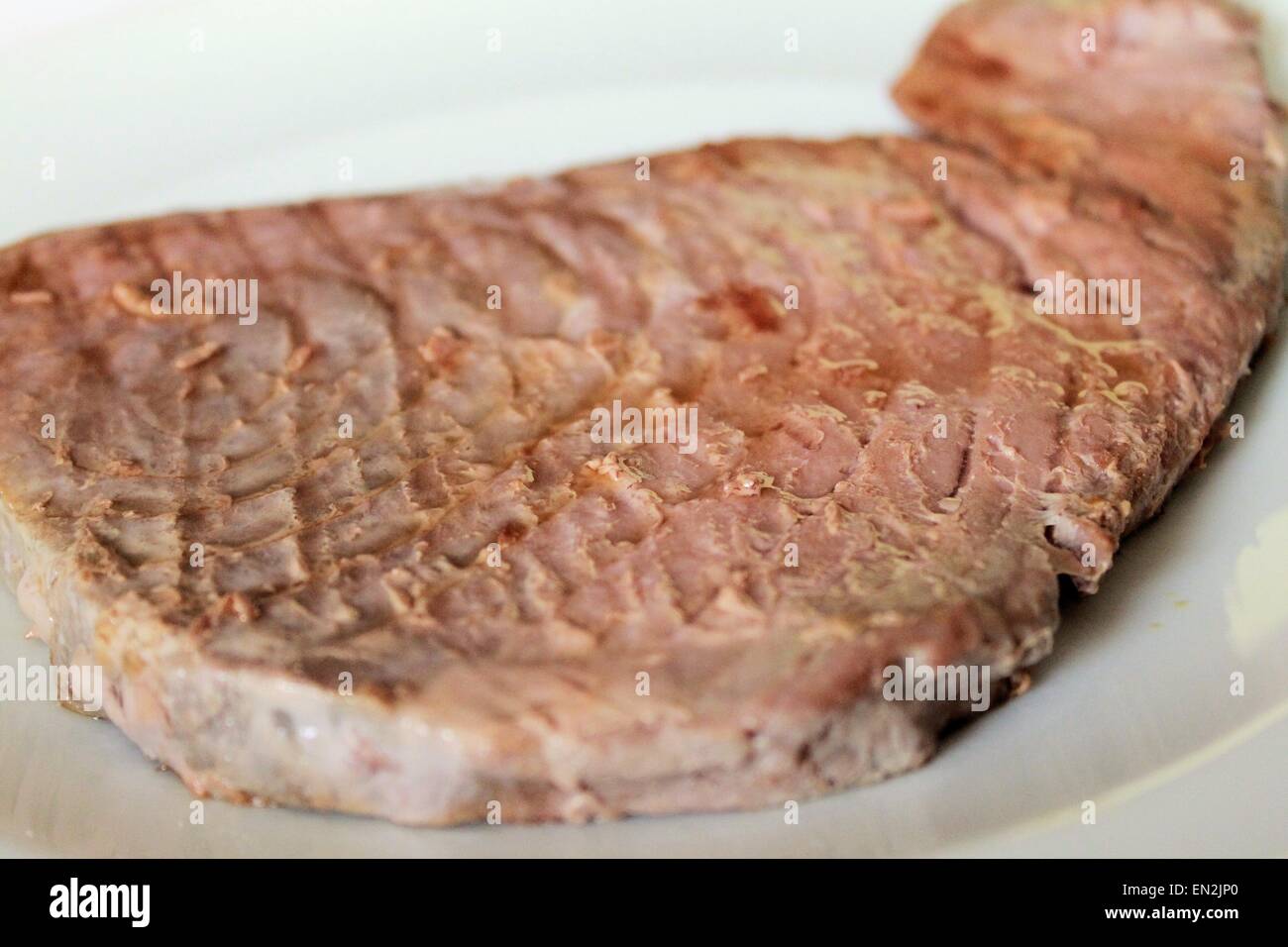 Steak de thon Banque D'Images