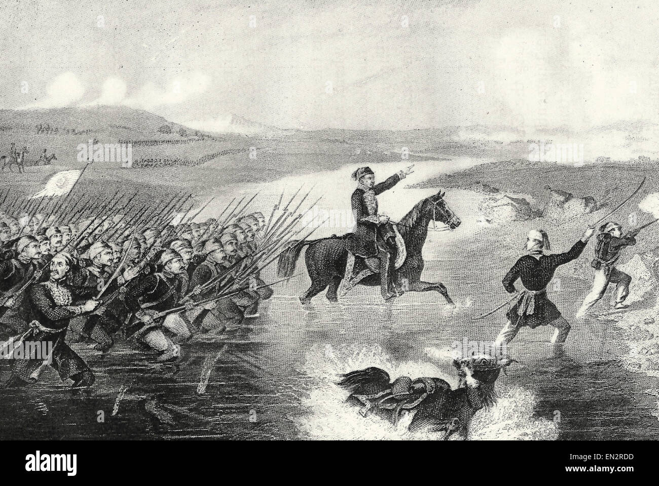 Adoption de l'Ingour pendant la guerre de Crimée, 1856 Banque D'Images
