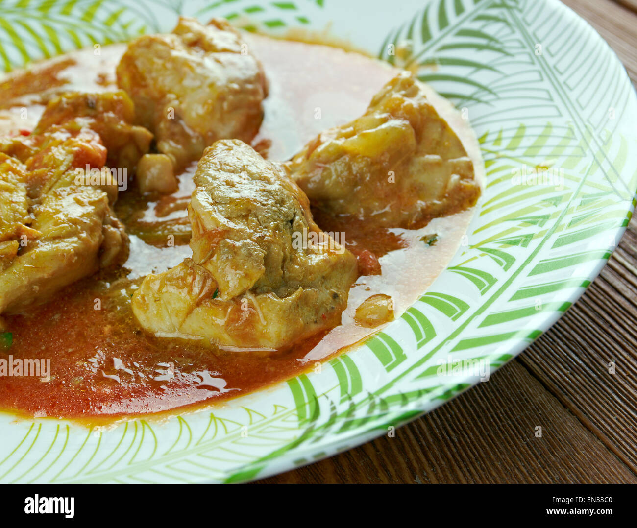 - Khurchan poulet poulet curry indien Banque D'Images