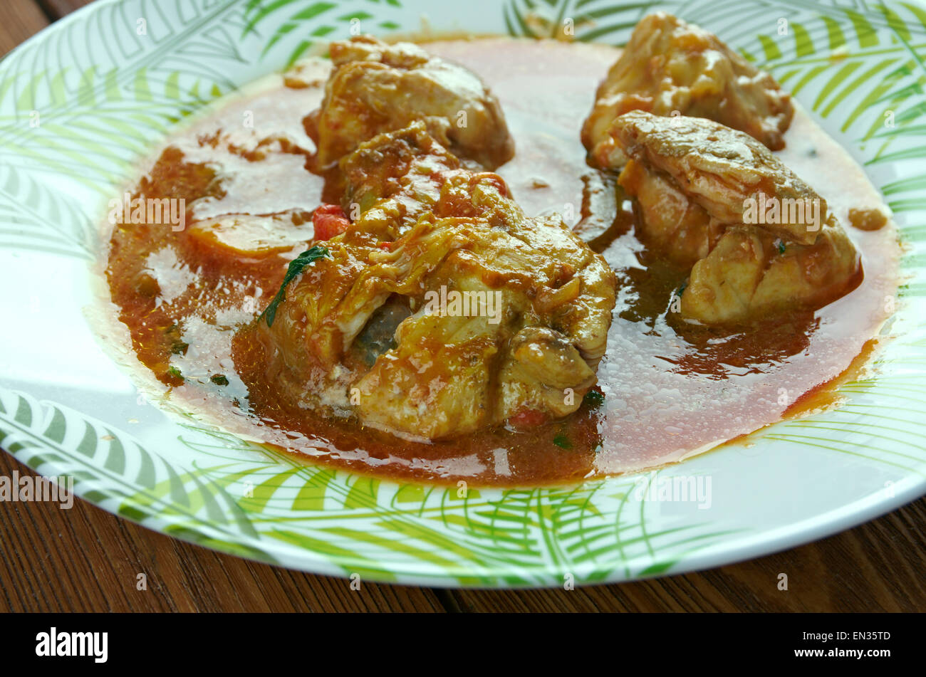 - Khurchan poulet poulet curry indien Banque D'Images